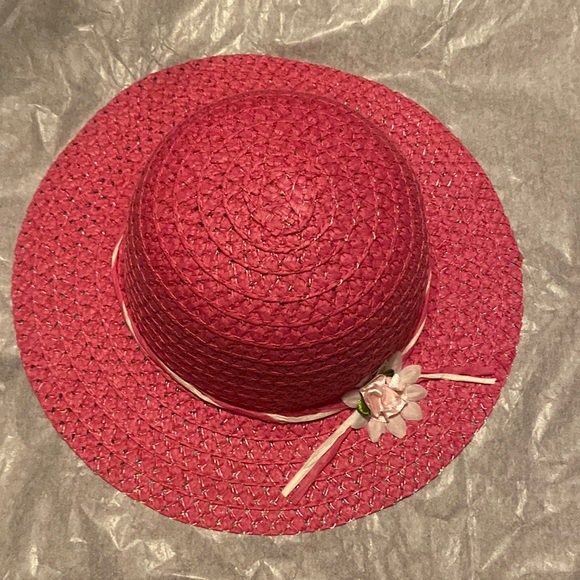 Not Indicated Other - NWOT Girls Rose Pink Hat Size approx 6.5”